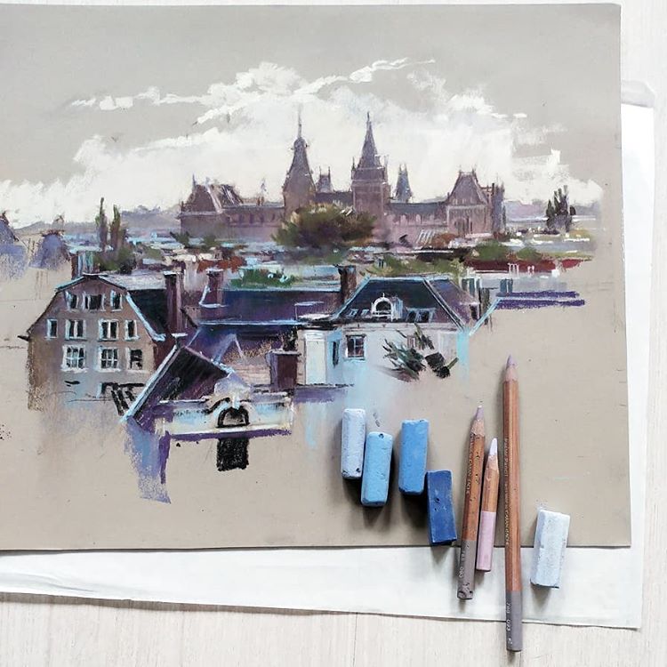 Экстрим Скетчинг 4_ Крыши мира. Пастель - Таткина _0.jpg